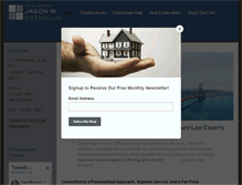 Tablet Screenshot of estavillolaw.com